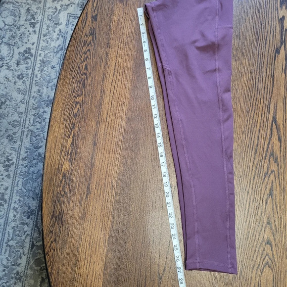 0 to 5 Brand Yoga Active Full Length Hi-Rise Purple Leggings Size Women's Small - Picture 8 of 11